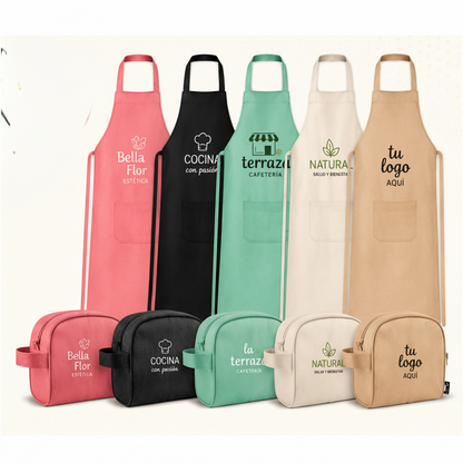 Pack Profesional: Delantal + Neceser Personalizado
