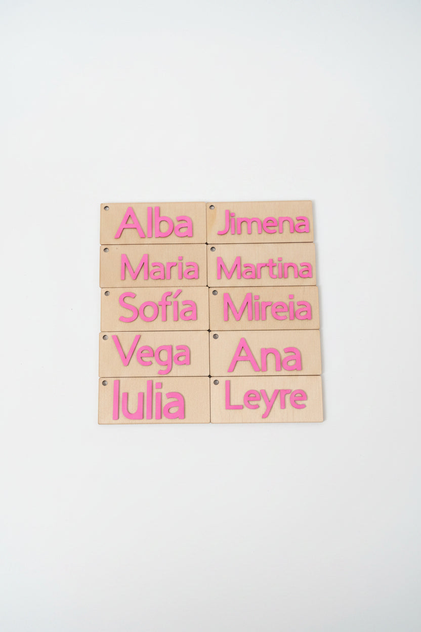 Llavero transparente  personalizado en vinilo
