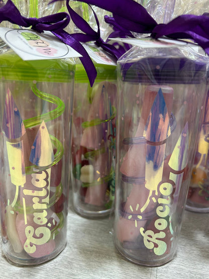 🥤 Vaso con Pajita Personalizado