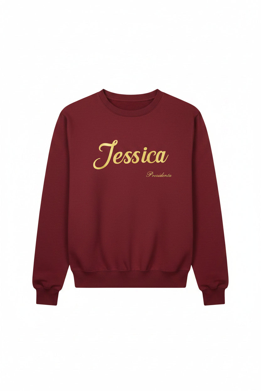 Sudadera cuello redondo personalizada unisex