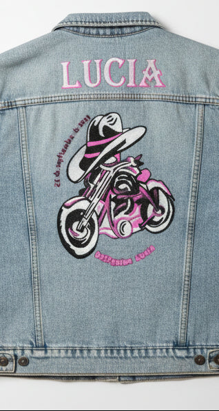 Personalización textil pintada a mano