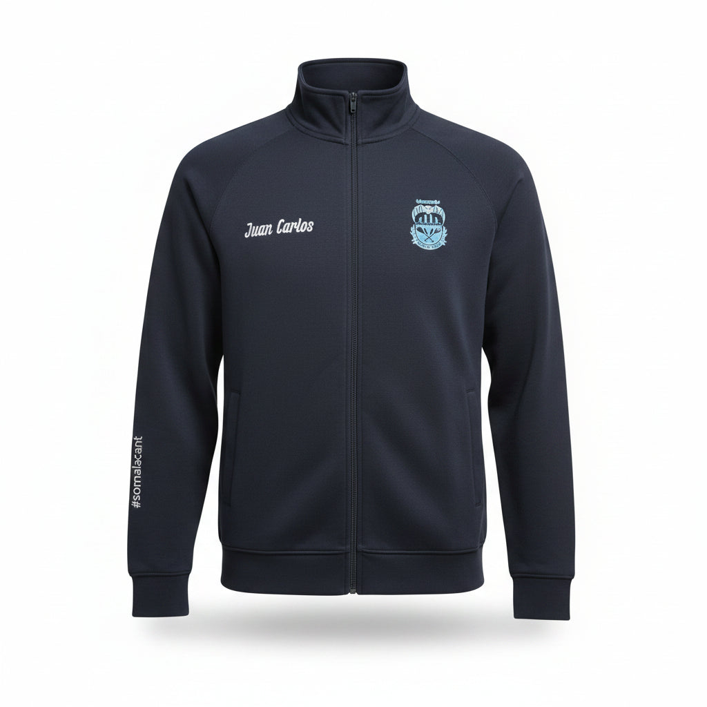 Sudadera con cremallera completa personalizada unisex