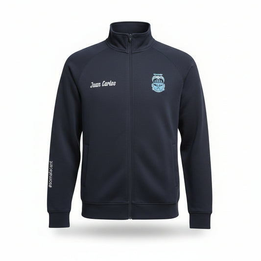 Sudadera con cremallera completa personalizada unisex