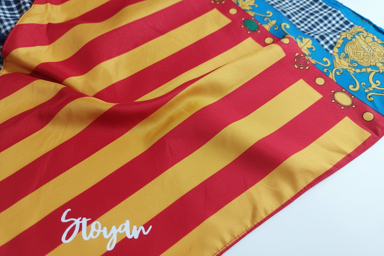 🟨🟥🟦 Pañuelo Senyera Personalizado