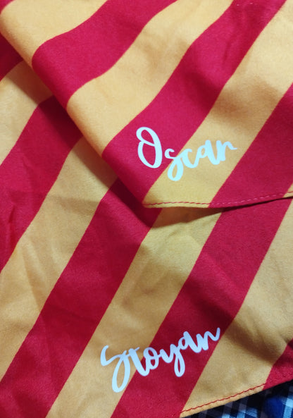 🟨🟥🟦 Pañuelo Senyera Personalizado