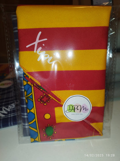 🟨🟥🟦 Pañuelo Senyera Personalizado