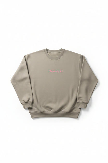 Sudadera cuello redondo personalizada unisex