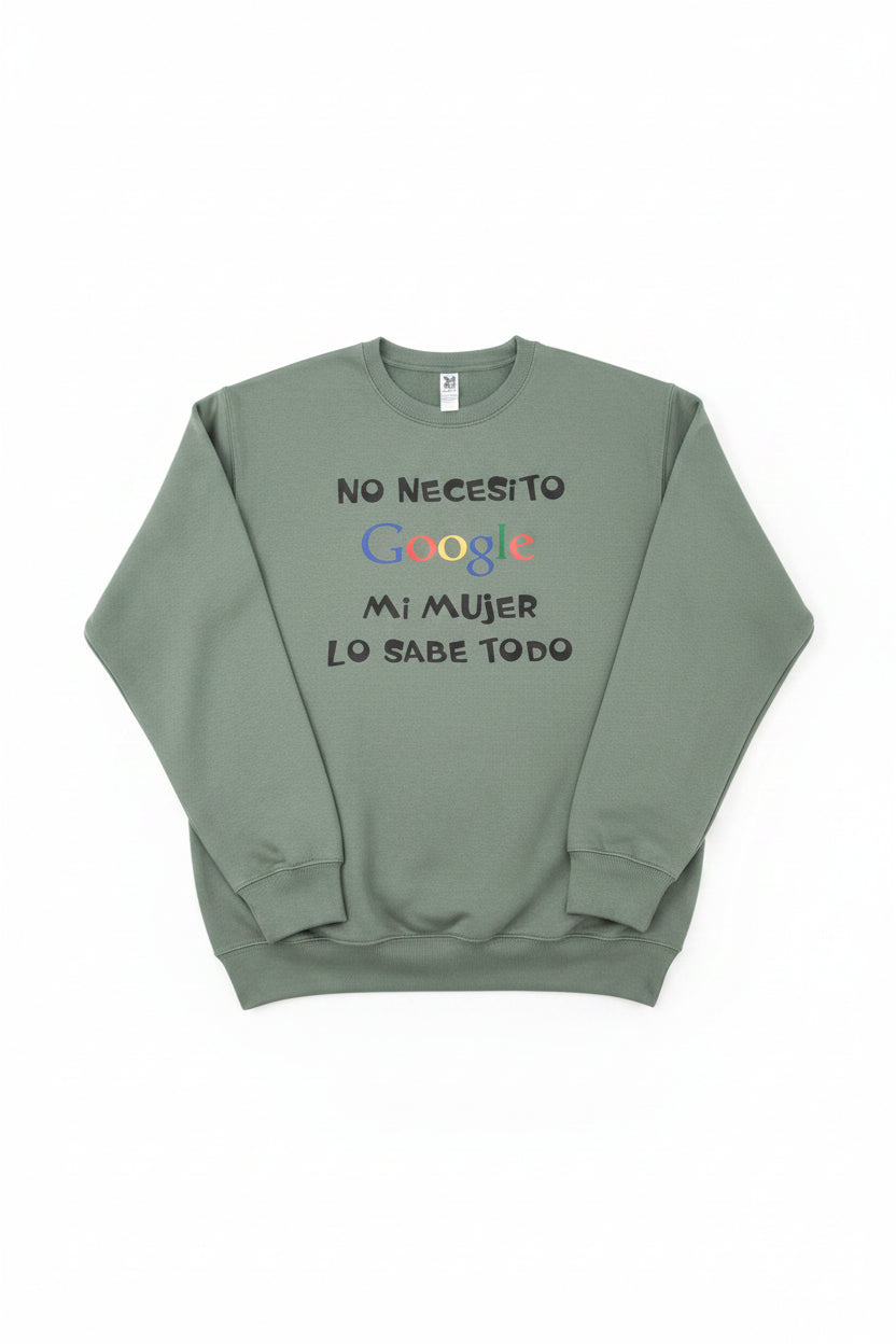 Sudadera cuello redondo personalizada unisex