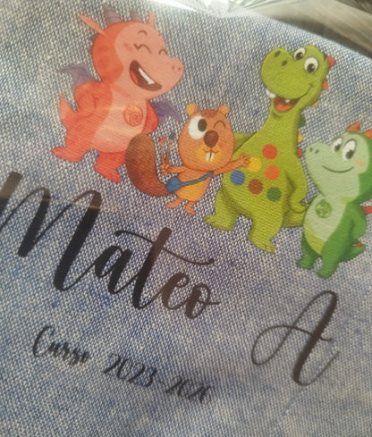 Bolsa de algodón personalizada con cordón