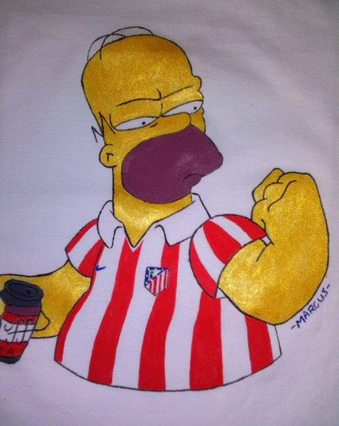 Camiseta personalizada pintada a mano