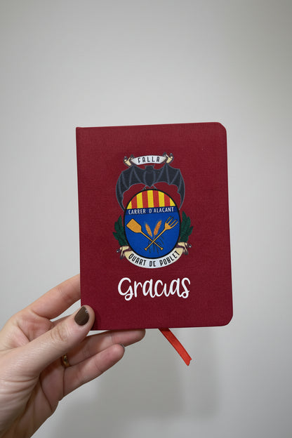 Libreta A6 de Terciopelo Personalizada