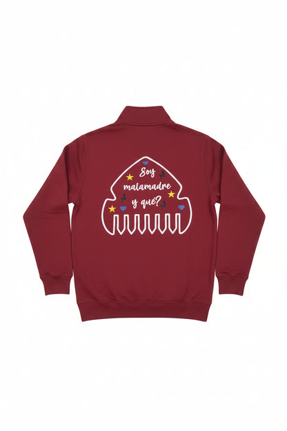 Sudadera media cremallera personalizada unisex