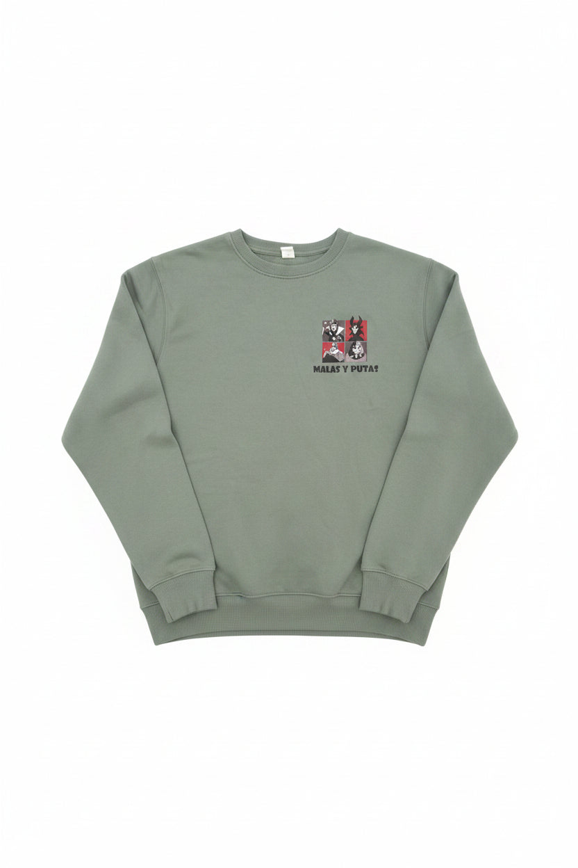 Sudadera cuello redondo personalizada unisex
