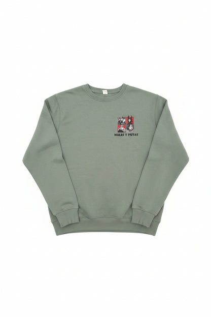 Sudadera cuello redondo personalizada unisex