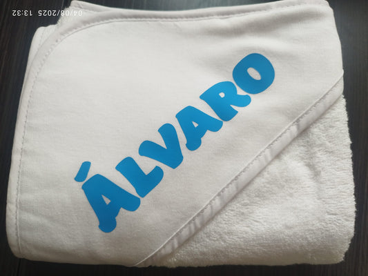 👶 Toalla de Bebé con Capucha Personalizada